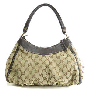 Gucci Hobo One Shoulder handbag canvas GG